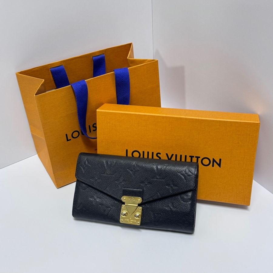 (超稀有🤙) LV Empreinte Métis 黑老花牛皮 長夾-1