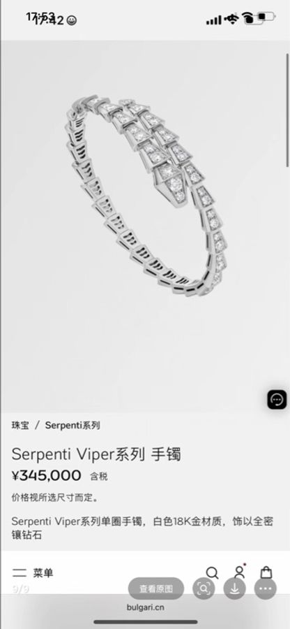 BVLGARI宝格丽蛇镯-3