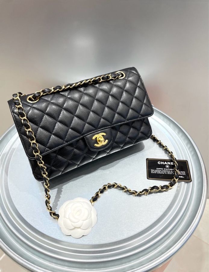 Chanel 香奈儿 黑金 CF 中号-0
