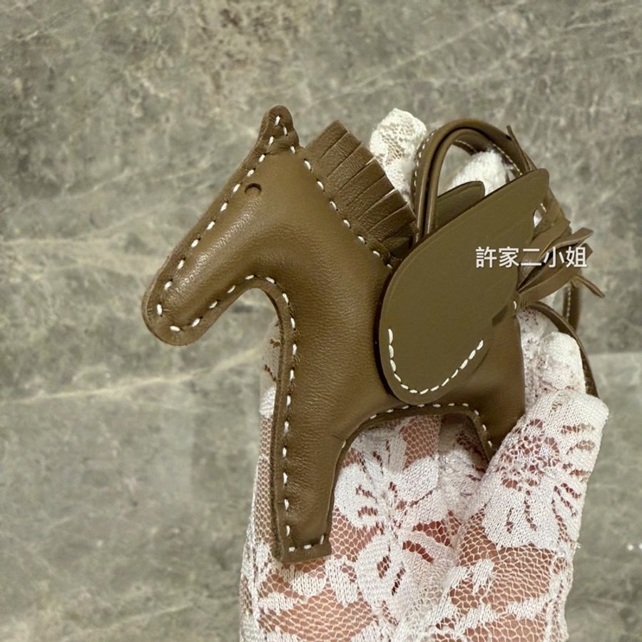 Hermes 99新閒置 大象灰小飛馬-13