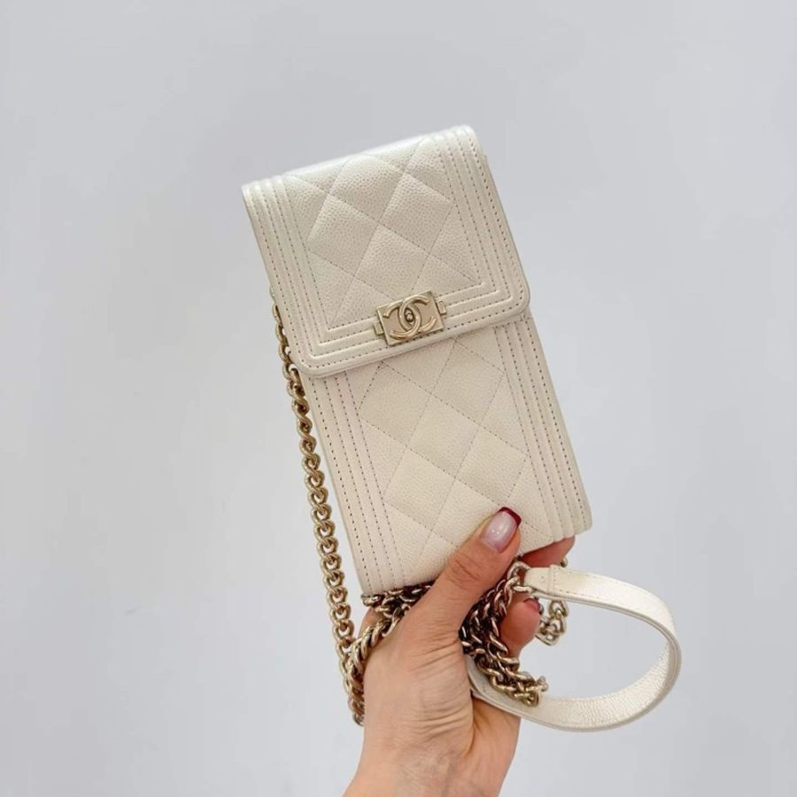Chanel 香奈兒 經典款單肩斜挎包-0