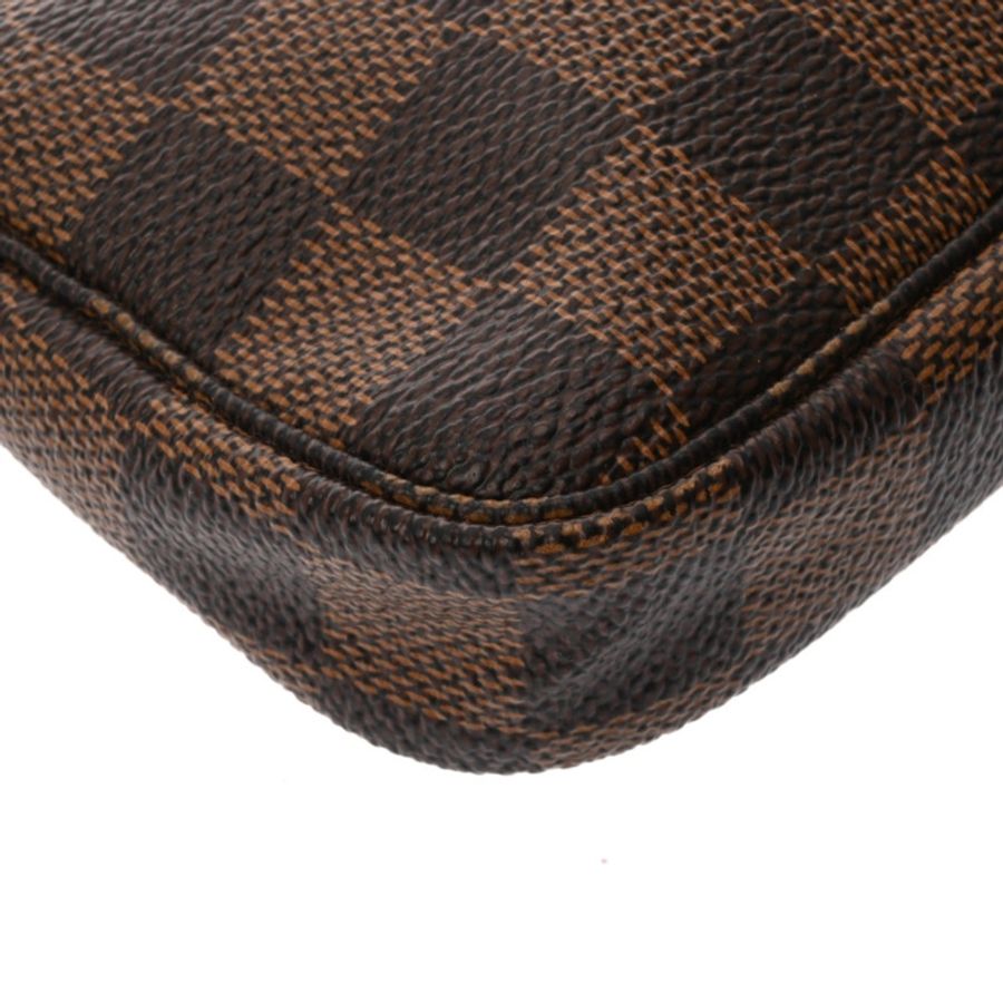 路易威登 (LOUIS VUITTON) Damier Mini Pochette Accessoires 棕色 N58011 女士帆布配件包 A 級二手 Ginzo-7
