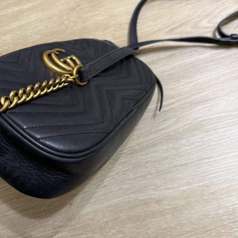 瑞奇二手精品 Gucci 馬夢 相機包 美品-6