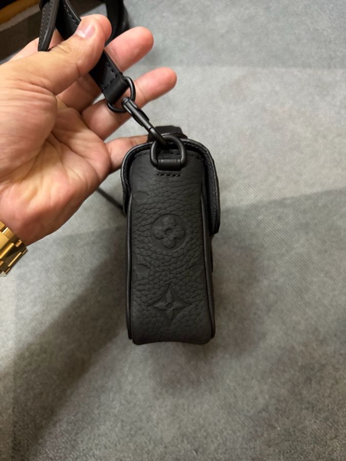 Lv黑原花壓紋Pico S-Lock迷你包M83148 芯片款-3