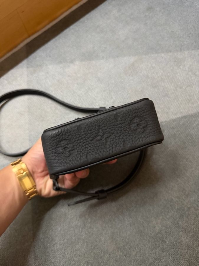 Lv黑原花壓紋Pico S-Lock迷你包M83148 芯片款-5