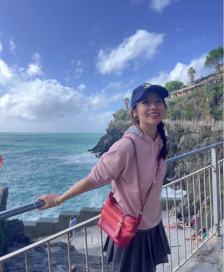 💖 CHANEL 限量款亮片小號流浪包 💖-0