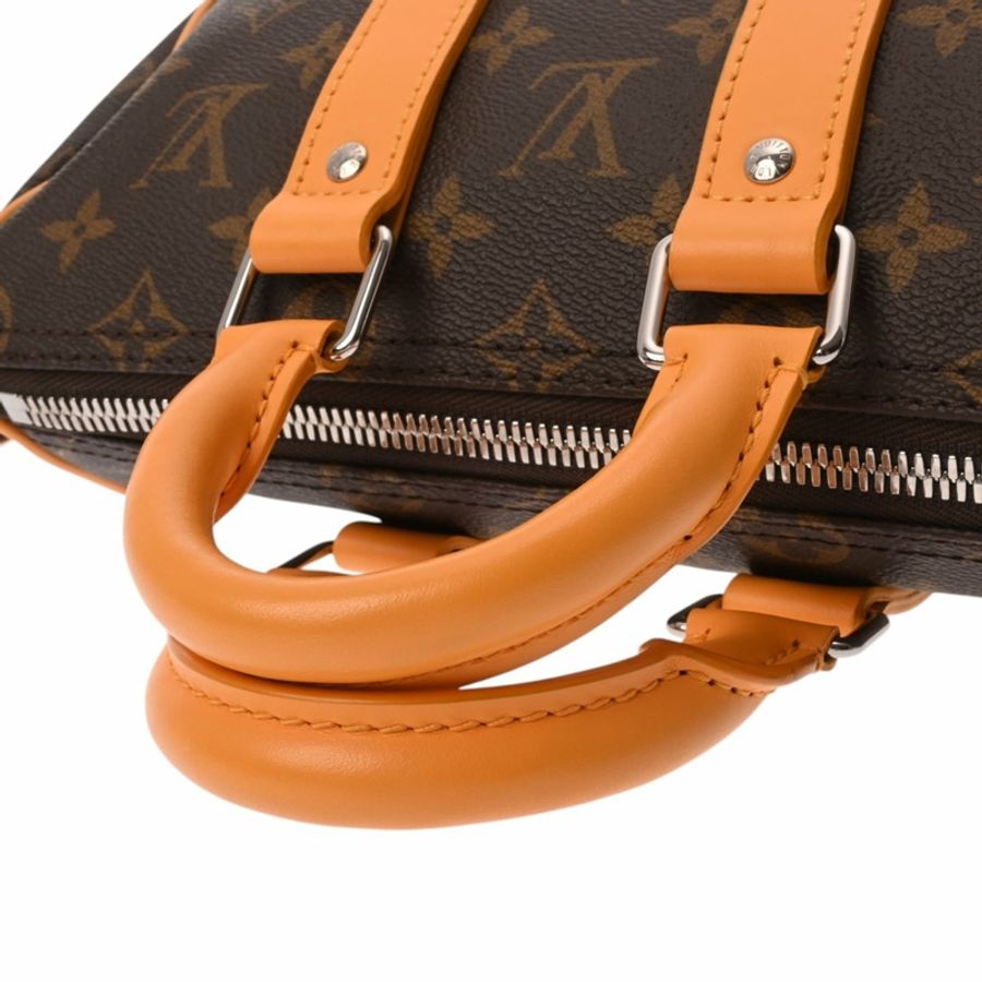 路易威登 (LOUIS VUITTON) 路易威登 Monogram Dust Keepall Bandoulière 25 Saffron M11542 女士帆布手提包 A 級二手 Ginzo-3
