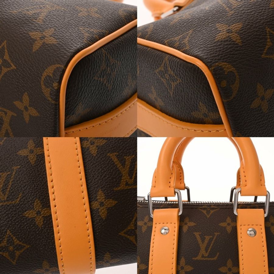 路易威登 (LOUIS VUITTON) 路易威登 Monogram Dust Keepall Bandoulière 25 Saffron M11542 女士帆布手提包 A 級二手 Ginzo-8