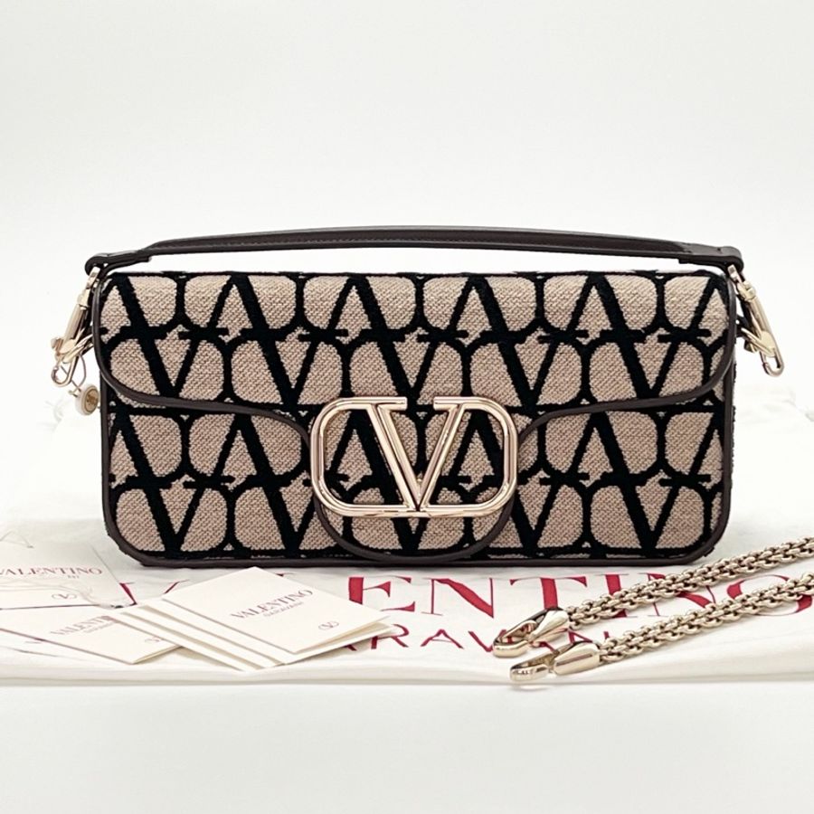 🖤 VALENTINO GARAVANI Toile Iconographe 刺繡法棍鏈條包 🖤-5