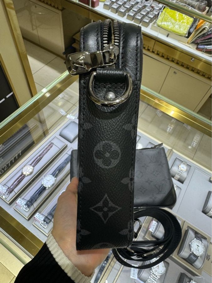 Louis Vuitton 路易威登 Trio黑武士三合一郵差包 芯片款無小子袋-4