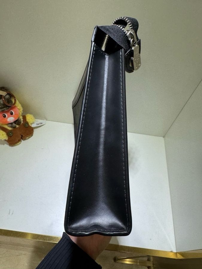 Louis Vuitton 路易威登 棋盤格手包洗漱包-4