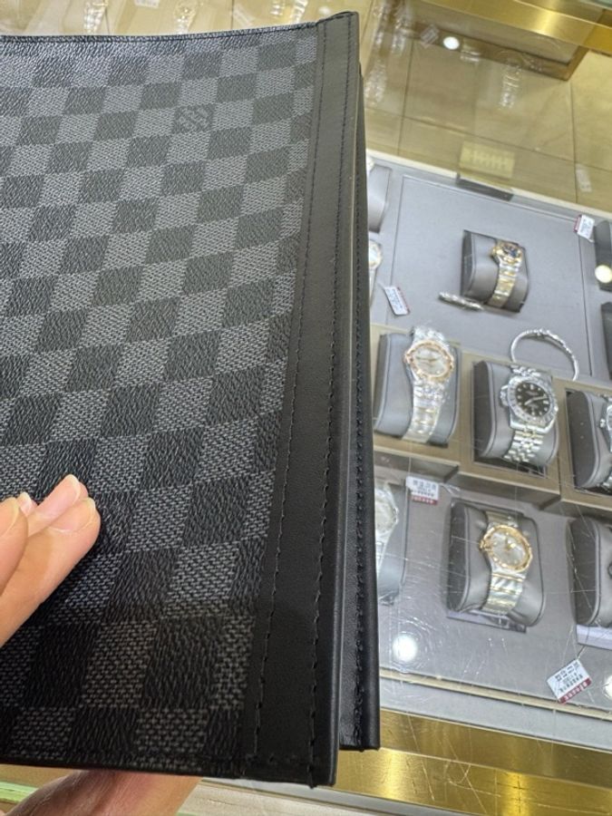 Louis Vuitton 路易威登 棋盤格洗漱包手拿包-6