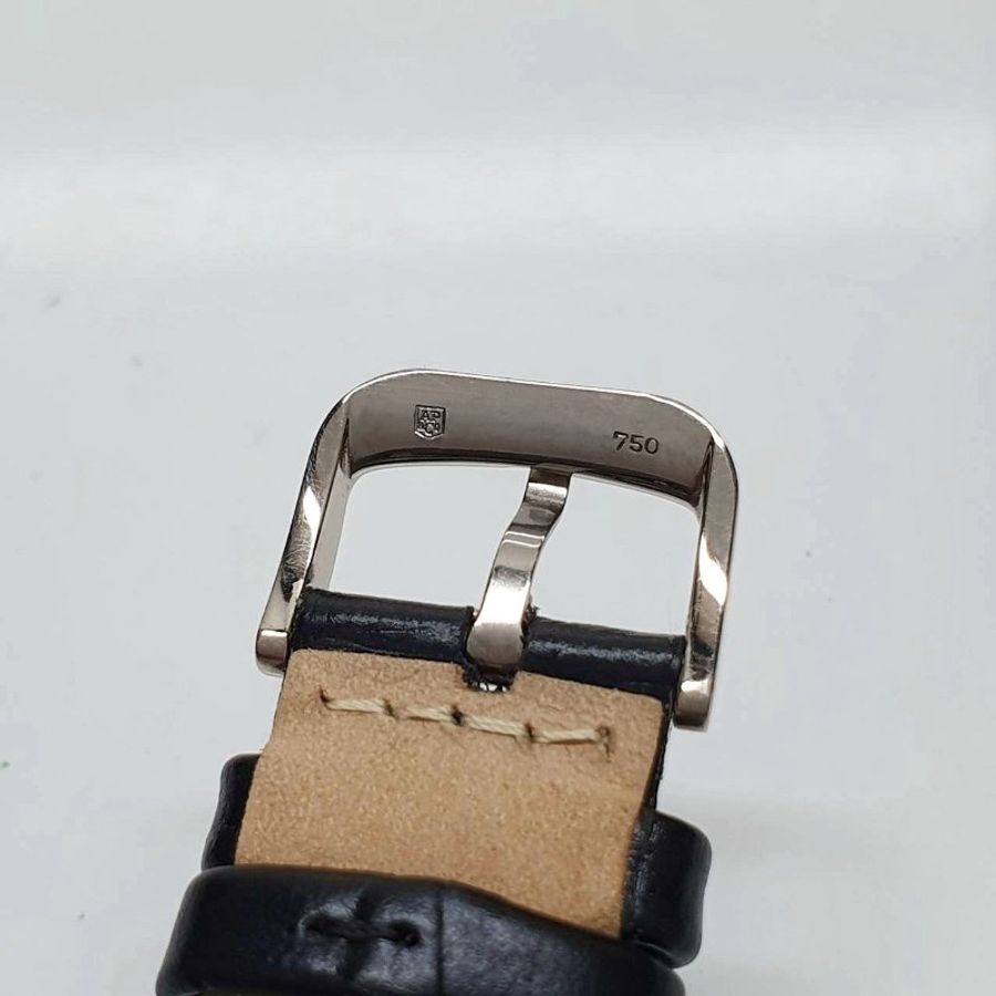 【大眾名錶】Audemars Piguet 愛彼 15056BC Jules Audemars系列 18K白金 薄型腕錶 底蓋裸空 原廠帶扣 錶徑36mm B1417-7