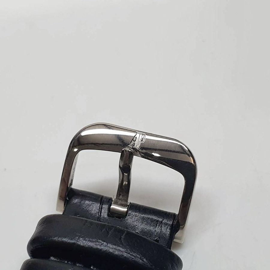 【大眾名錶】Audemars Piguet 愛彼 15056BC Jules Audemars系列 18K白金 薄型腕錶 底蓋裸空 原廠帶扣 錶徑36mm B1417-8