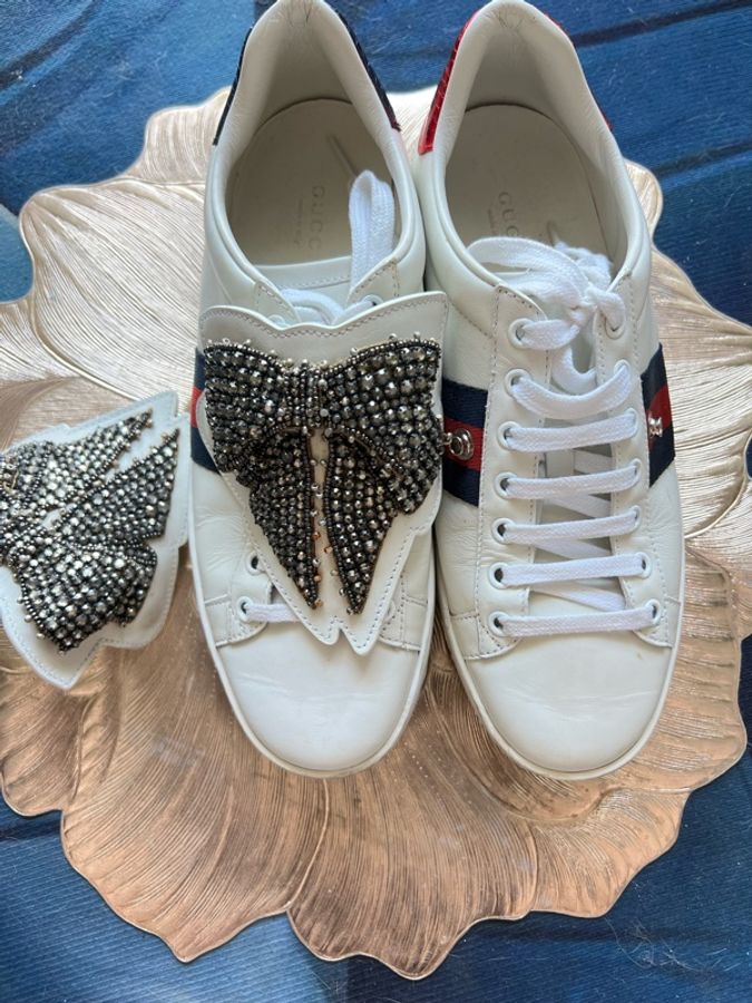 Gucci鞋38碼裝飾品可以取下來-4