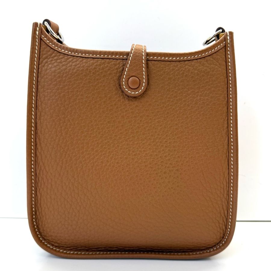 HERMES 愛馬仕 37 Gold 金棕色 EVELYN III 16 TPM MINI W刻-1