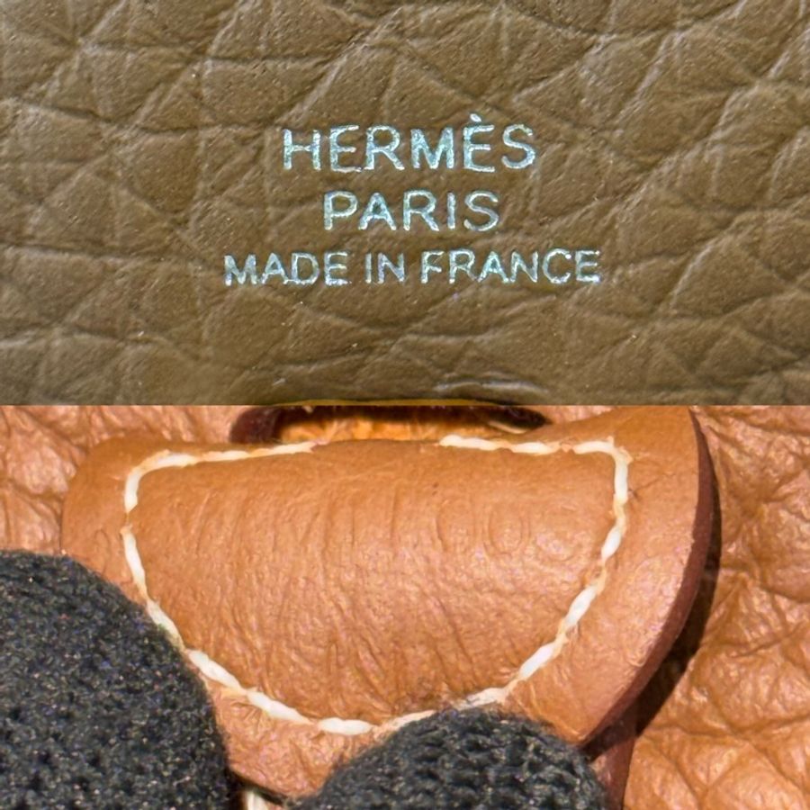 HERMES 愛馬仕 37 Gold 金棕色 EVELYN III 16 TPM MINI W刻-7