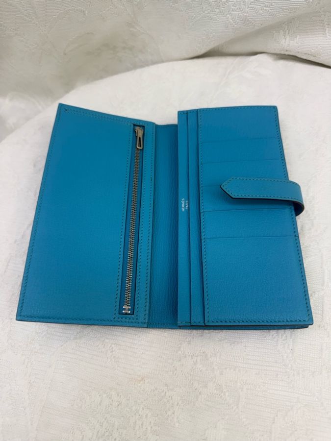 Hermes Bearn Long Wallet with Chain-11