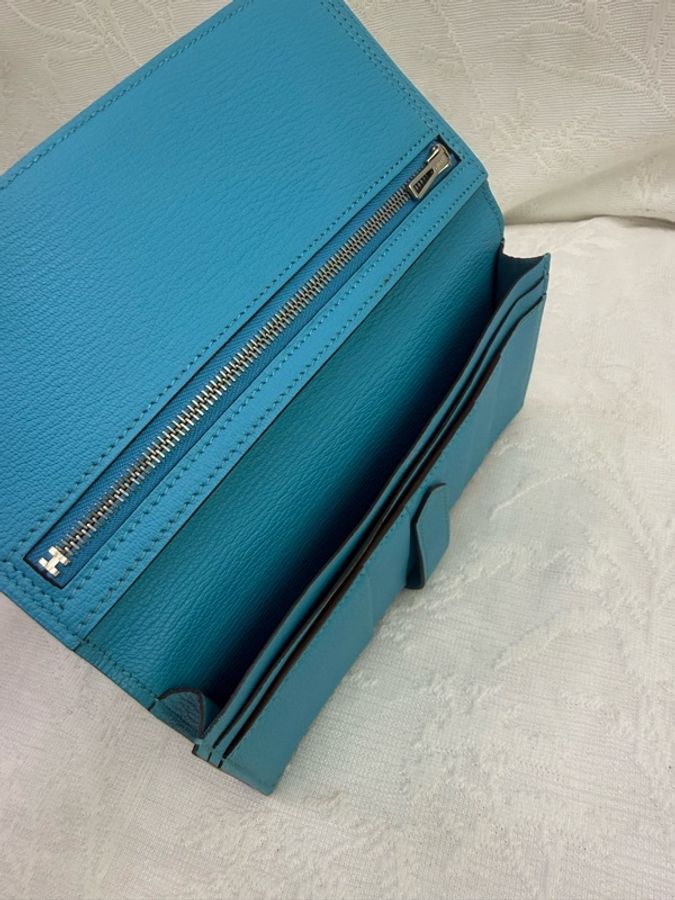 Hermes Bearn Long Wallet with Chain-12