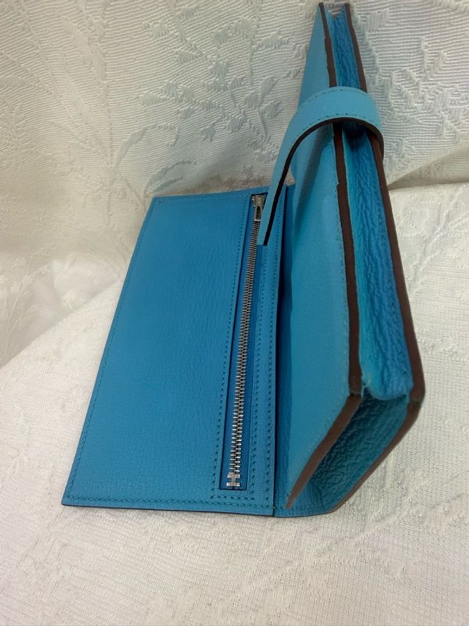Hermes Bearn Long Wallet with Chain-16