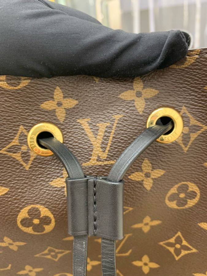 LV neonoe Black Bucket-5
