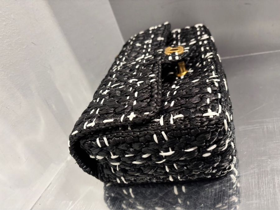 Chanel 23S CF25 拉菲草編織 |Classic Trend CT精品|台北東區實體-3