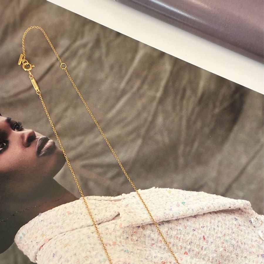 Tiffany 18k微笑項鍊-1