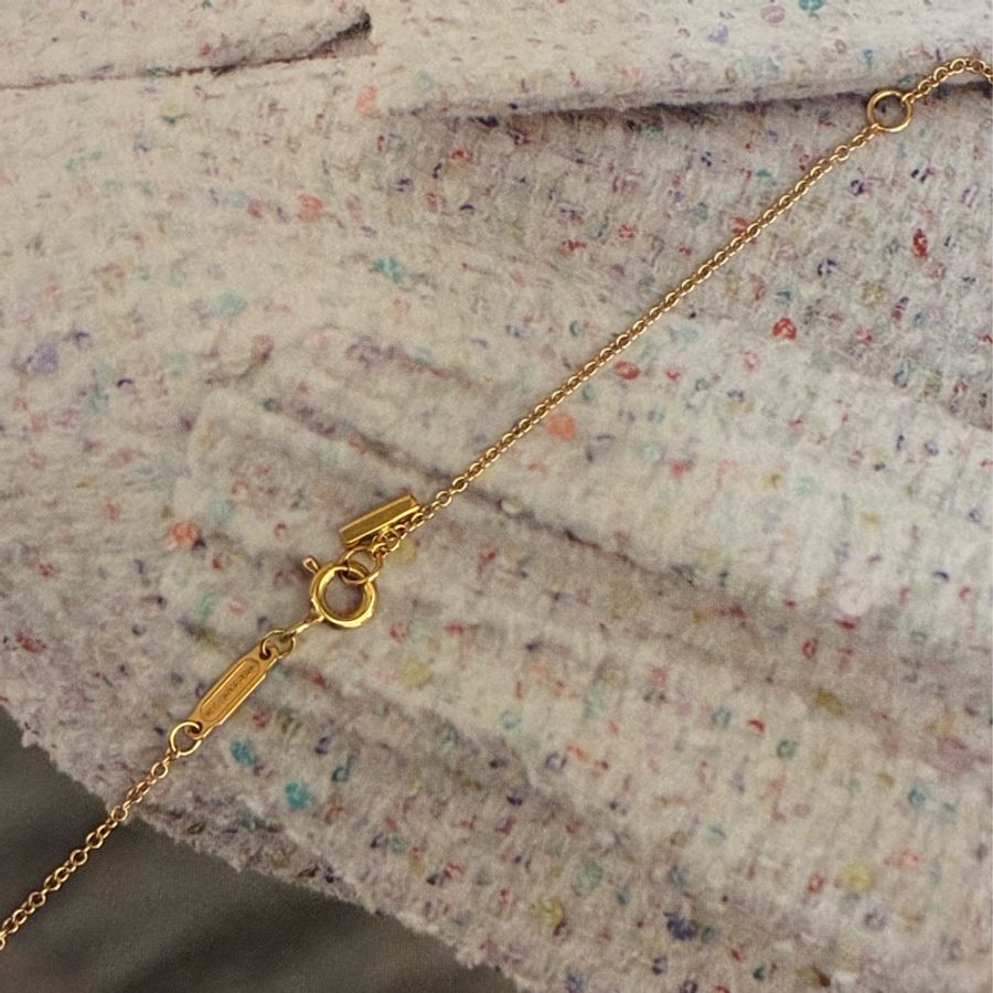 Tiffany 18k微笑項鍊-8