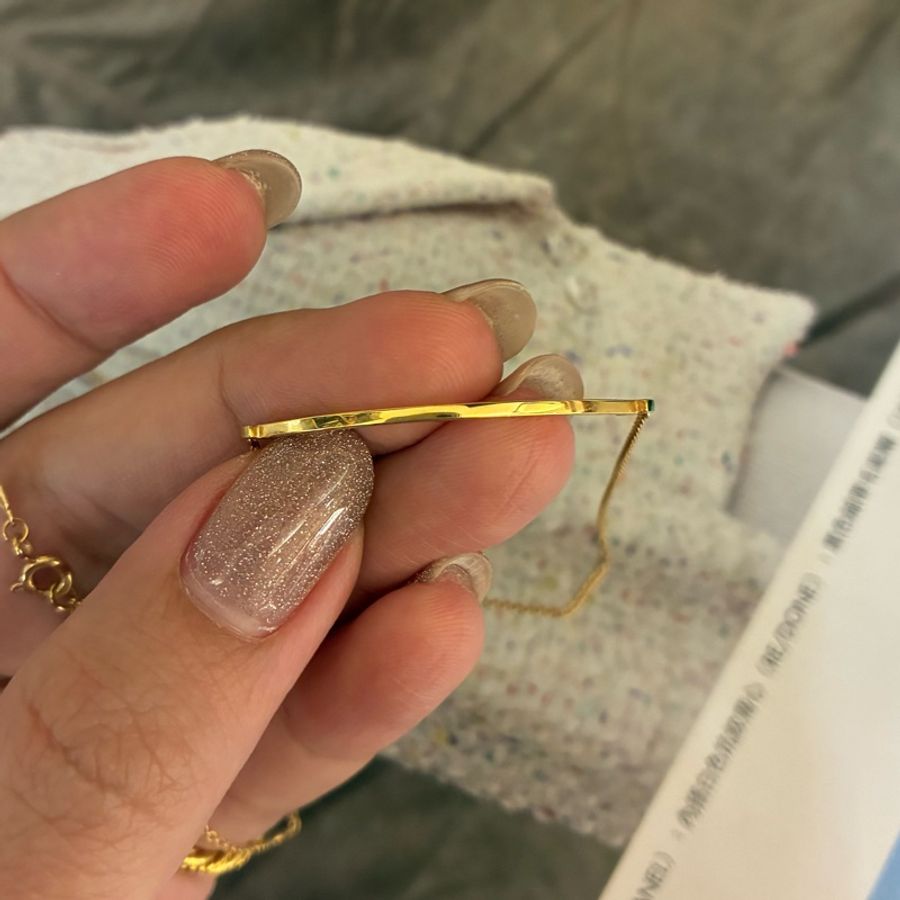 Tiffany 18k微笑項鍊-10