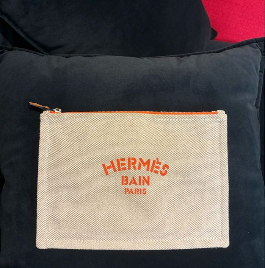 Hermes 橘字收納包🌻-0