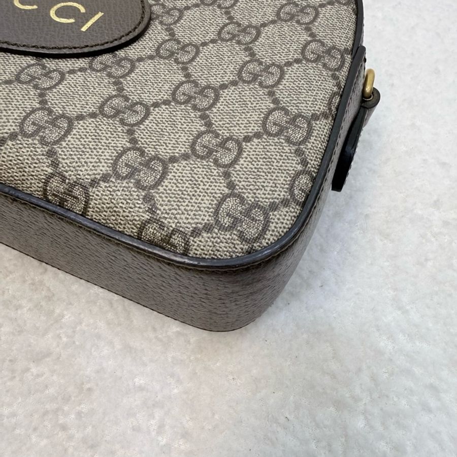 Gucci 原花GG supreme Messenger 虎頭包-12