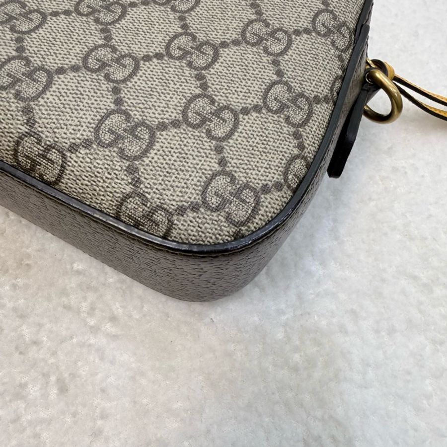Gucci 原花GG supreme Messenger 虎頭包-14