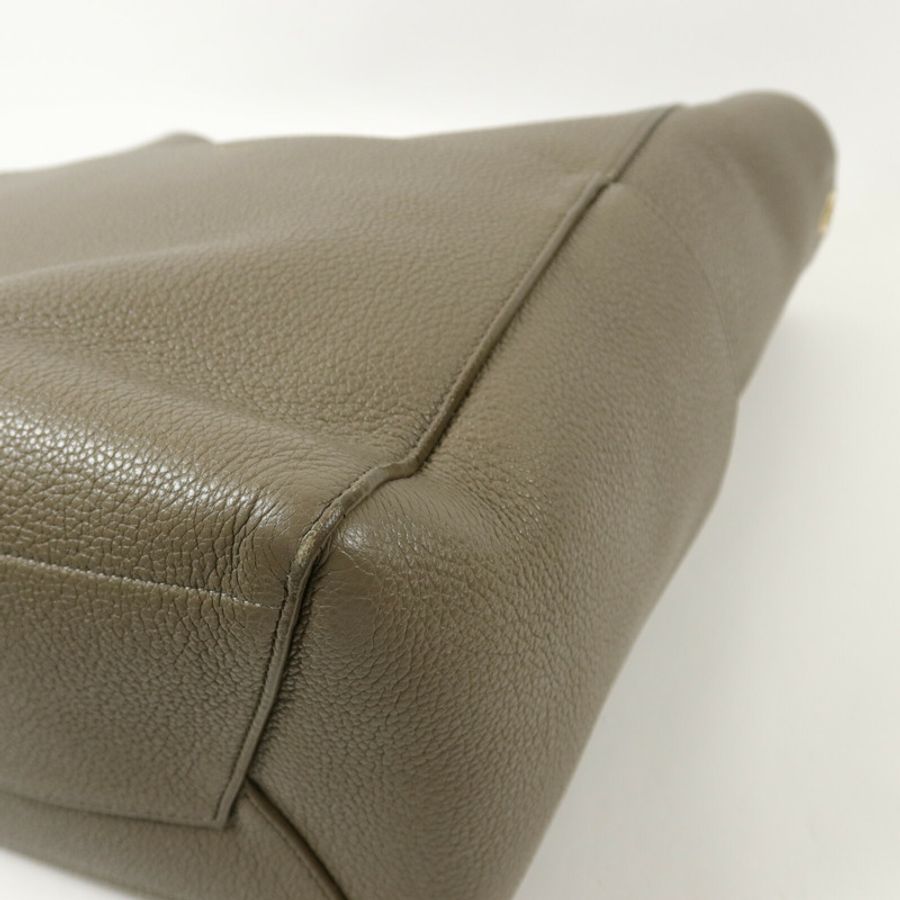 CELINE 牛皮皮革Sangle Bucket Large手挽袋-10