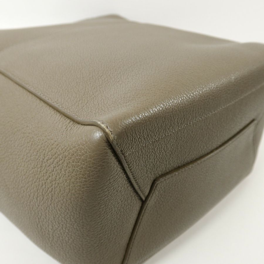 CELINE 牛皮皮革Sangle Bucket Large手挽袋-13