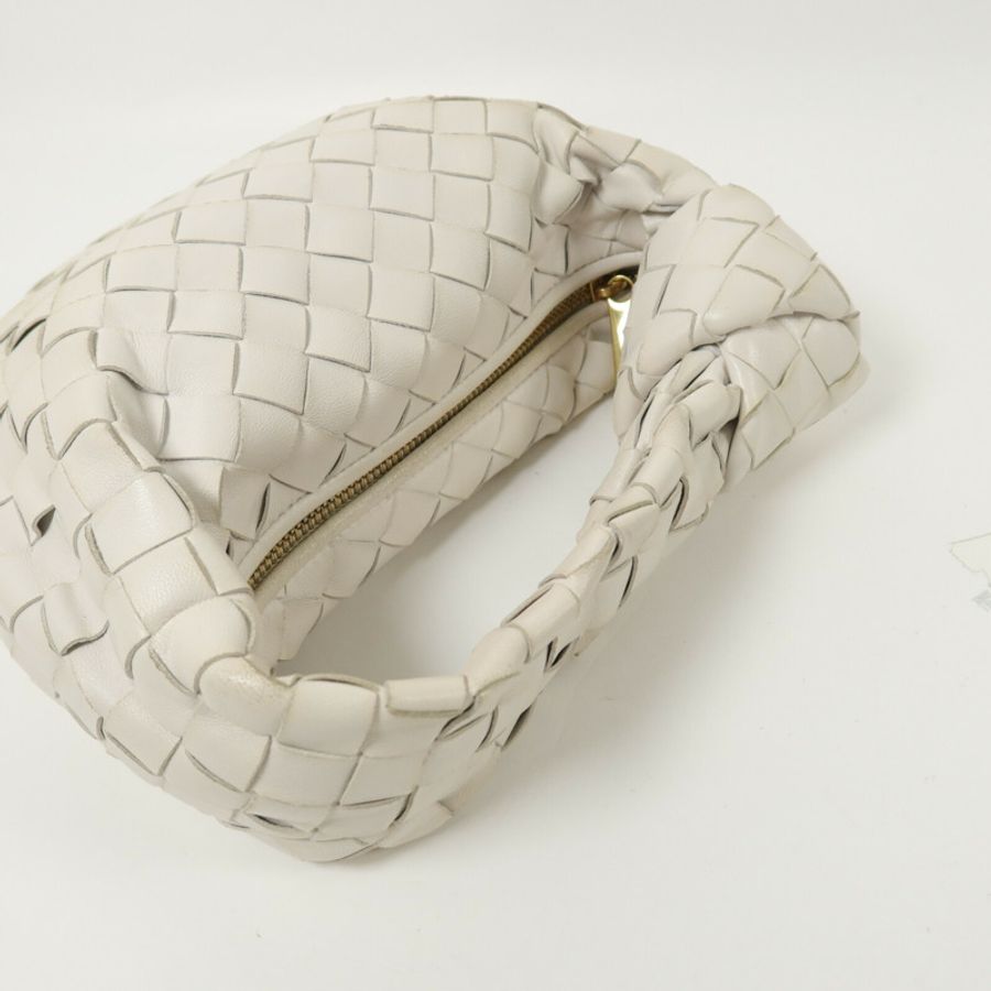 BOTTEGA VENETA 牛皮皮革Mini Jodie手挽袋-8