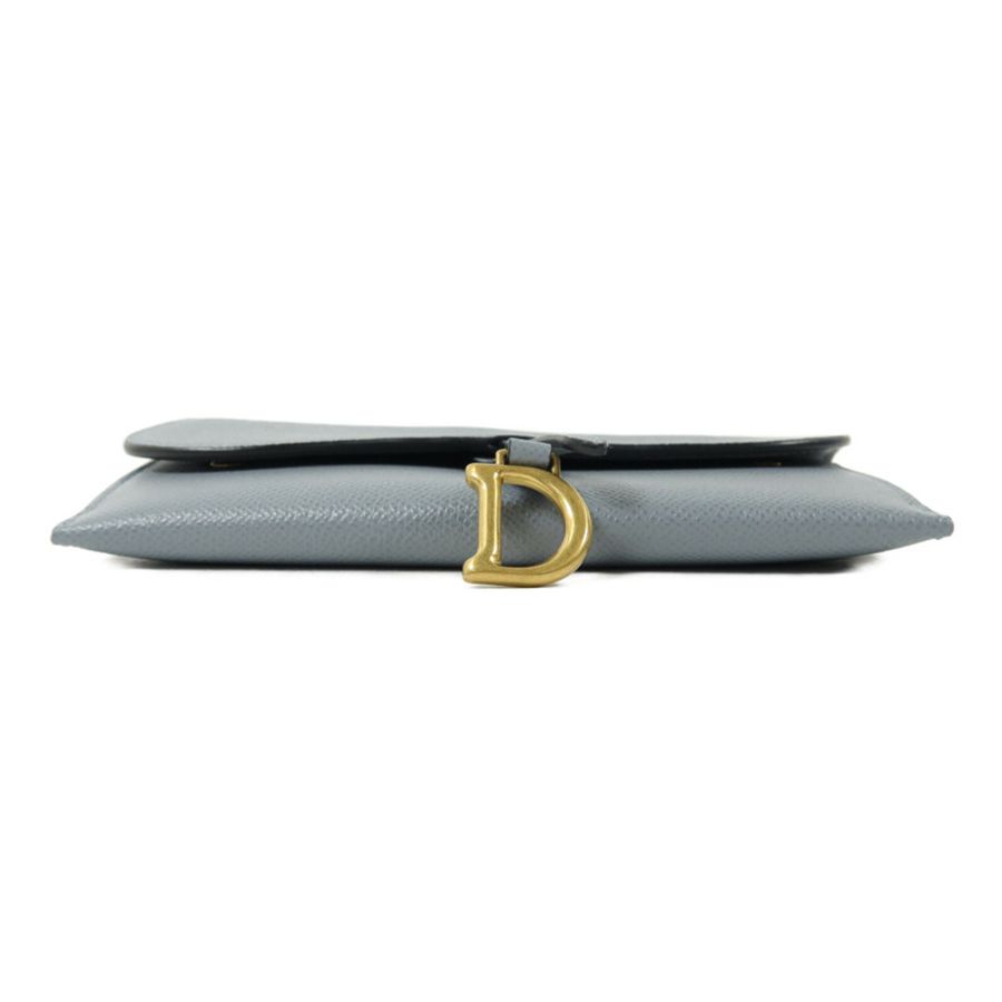 Dior 牛皮皮革Saddlie Wallet On Chain鏈帶肩背袋-3