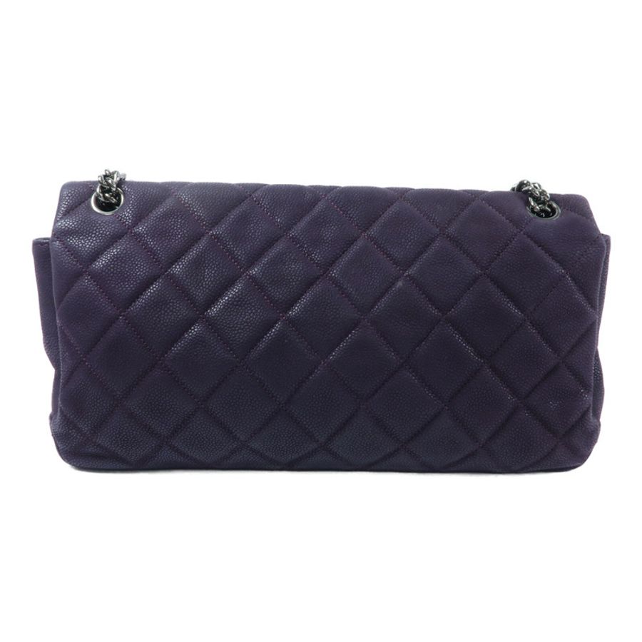CHANEL 牛皮皮革Chain Shoulder鏈帶肩背袋-3