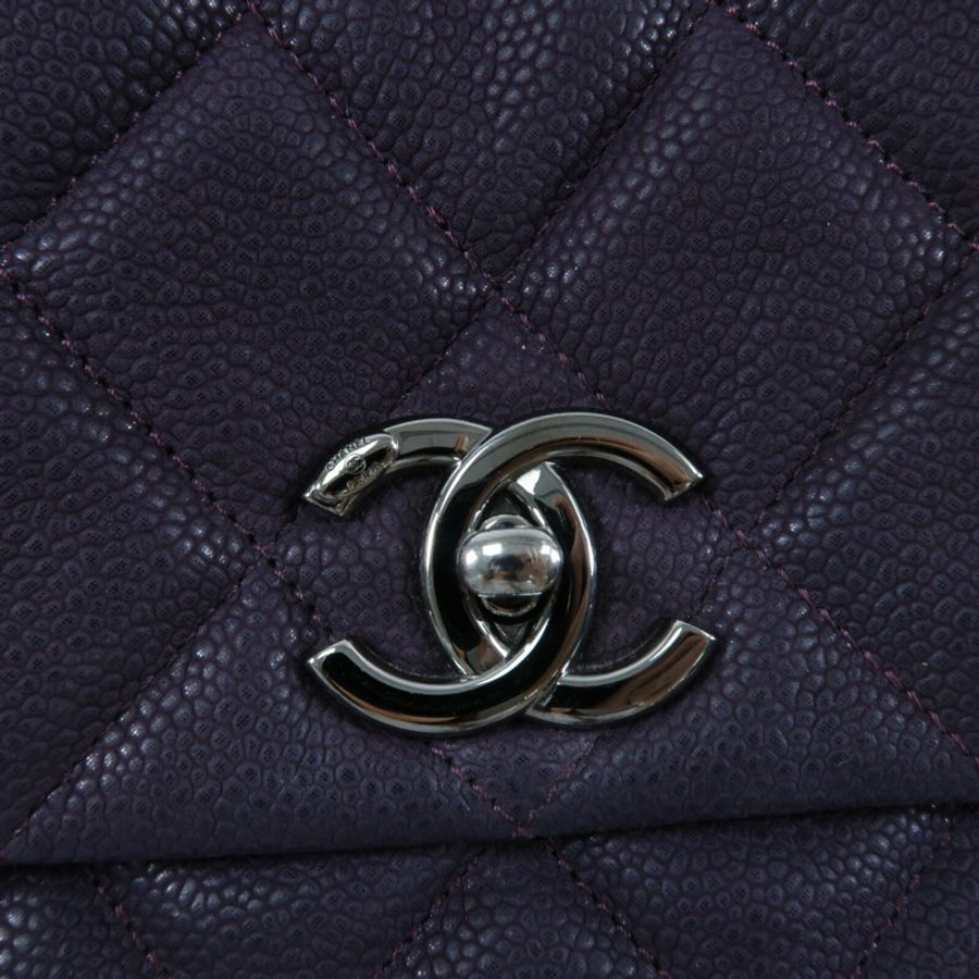 CHANEL 牛皮皮革Chain Shoulder鏈帶肩背袋-6