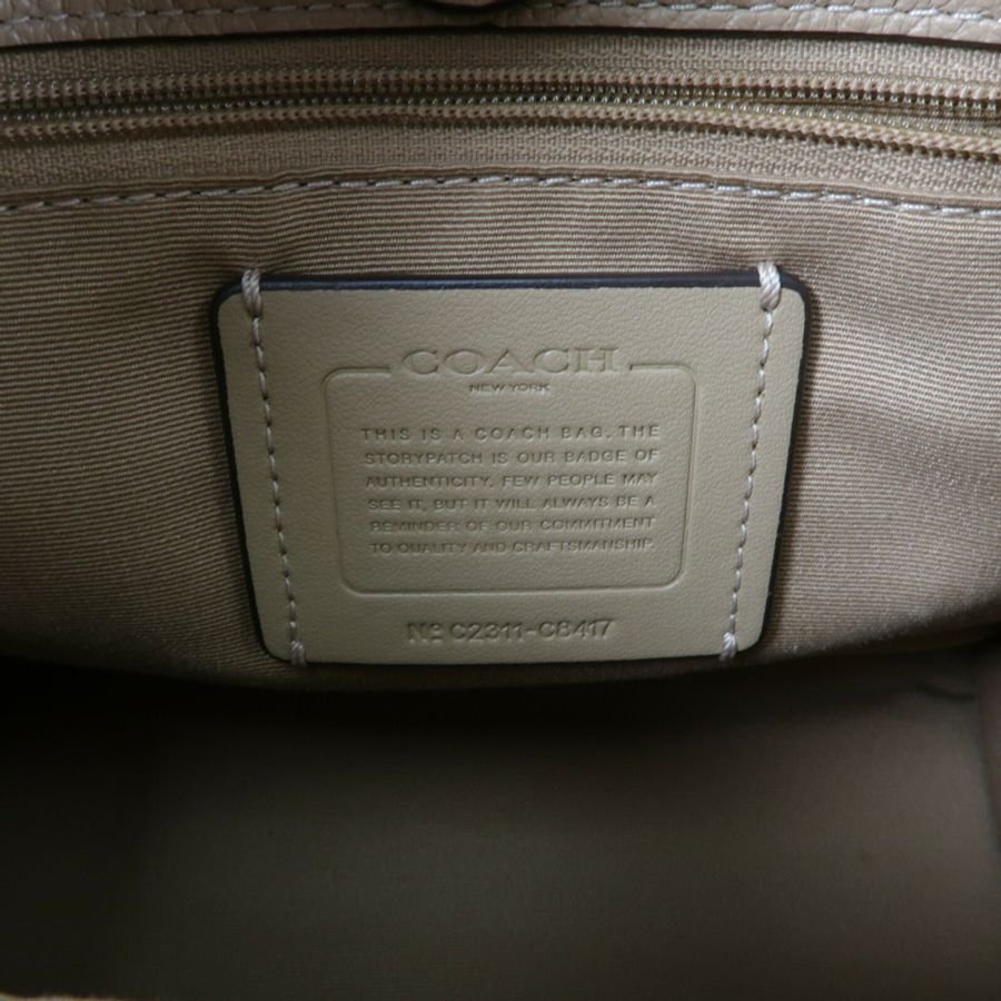 COACH 帆布2 Way Shoulder手挽肩背兩用袋-6