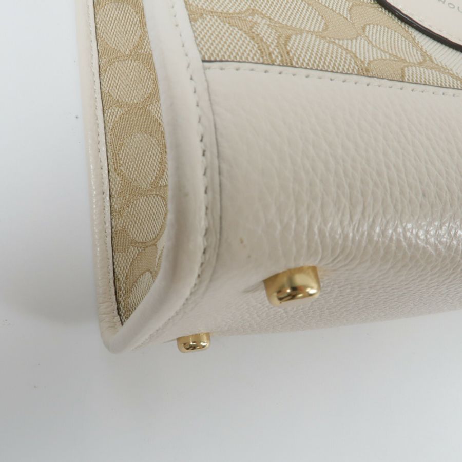 COACH 帆布2 Way Shoulder手挽肩背兩用袋-8