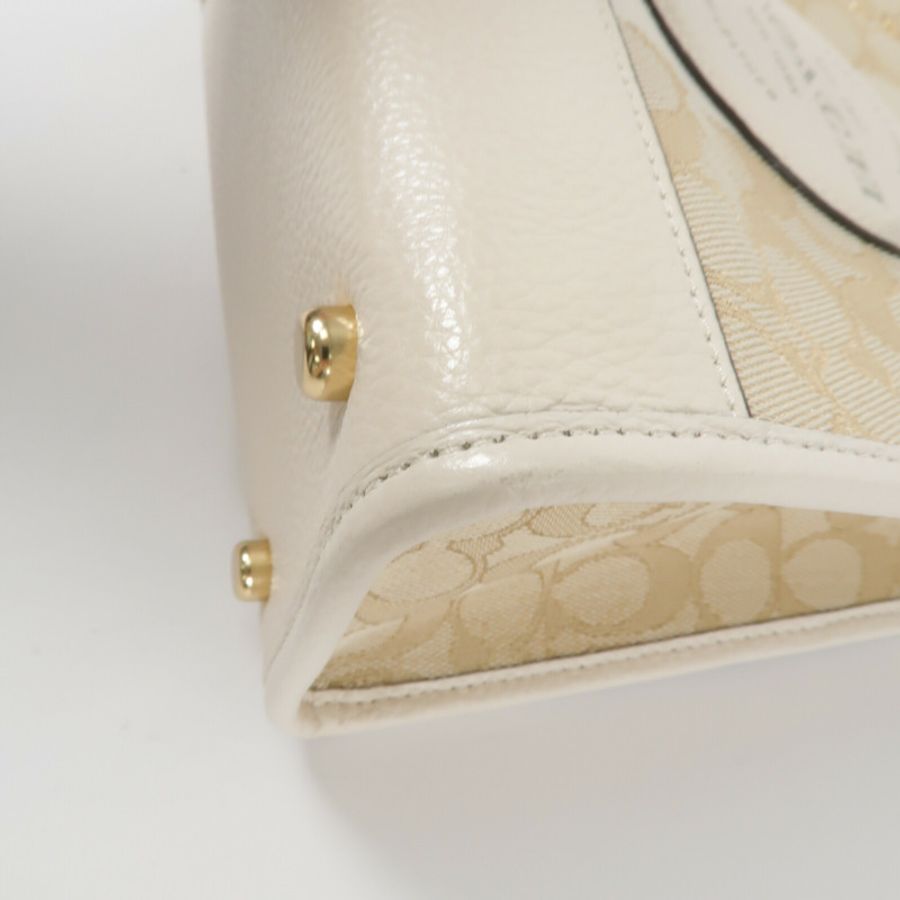 COACH 帆布2 Way Shoulder手挽肩背兩用袋-9