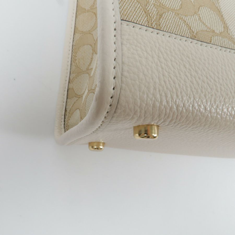 COACH 帆布2 Way Shoulder手挽肩背兩用袋-11