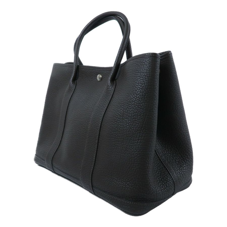 HERMES Negonda皮革Garden Party PM手挽袋Chocolat-2