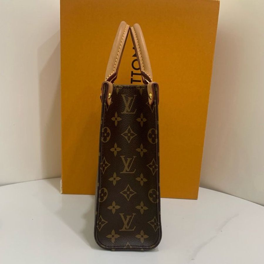 芯片款 路易威登/Louis Vuitton Sac Plat小號琴譜手袋 托特手提包-2