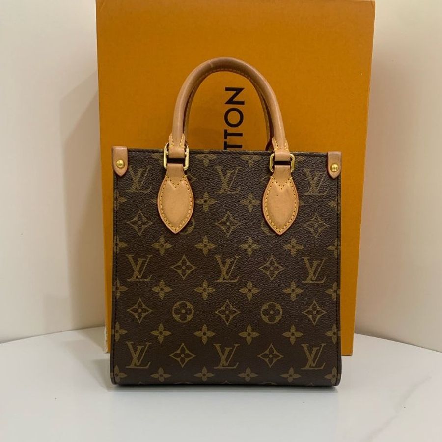 芯片款 路易威登/Louis Vuitton Sac Plat小號琴譜手袋 托特手提包-6