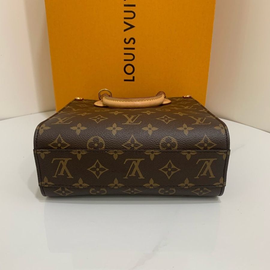 芯片款 路易威登/Louis Vuitton Sac Plat小號琴譜手袋 托特手提包-7