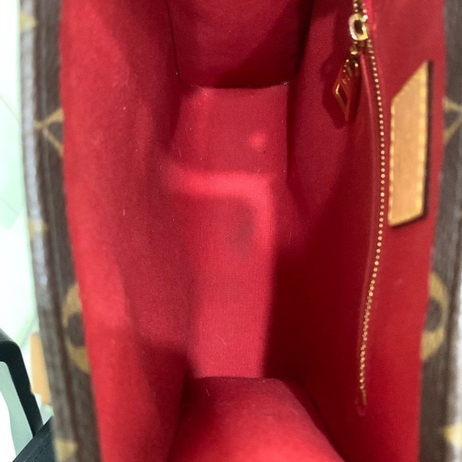 芯片款 路易威登/Louis Vuitton Sac Plat小號琴譜手袋 托特手提包-8