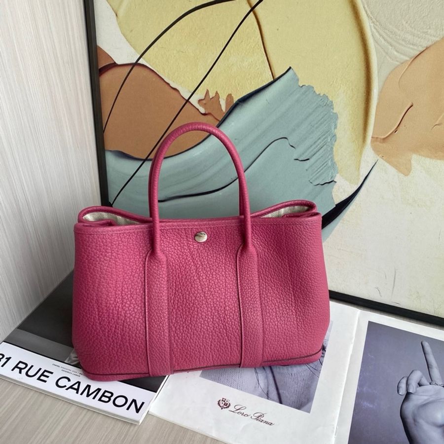 Hermes 愛馬仕 花園Garden Party30 托斯卡納紫 框P-1