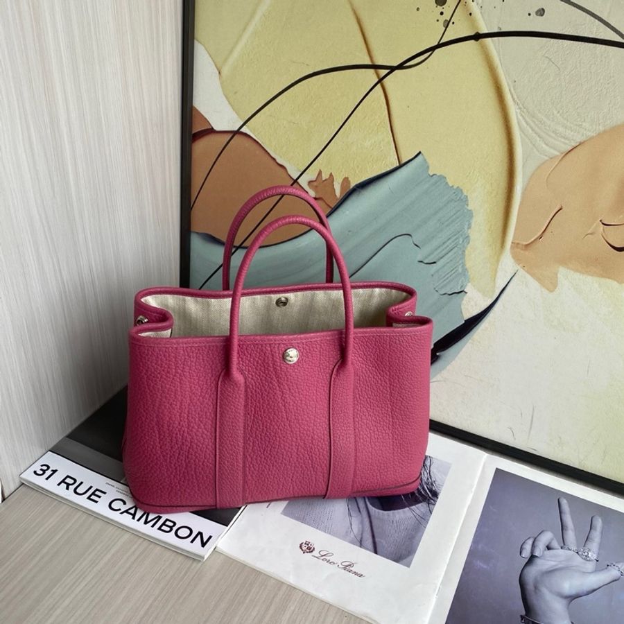 Hermes 愛馬仕 花園Garden Party30 托斯卡納紫 框P-2