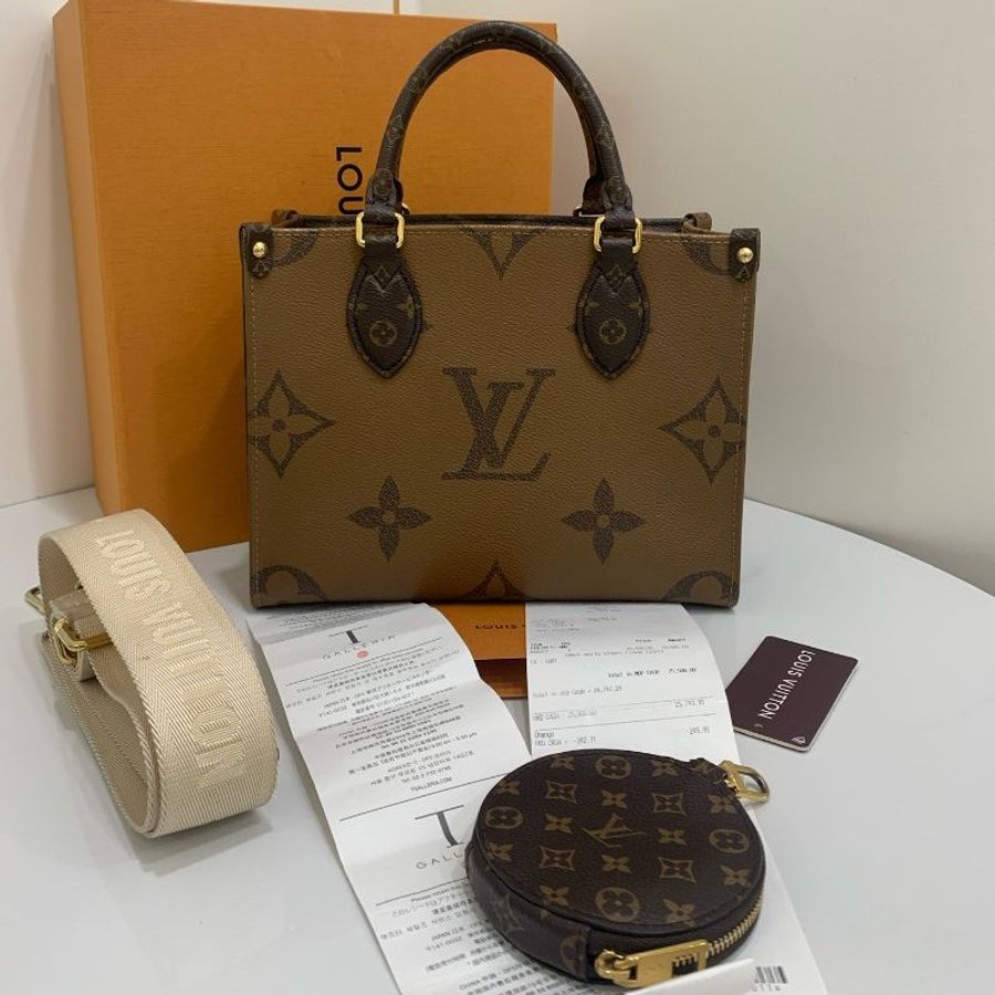 近新品 路易威登/Louis Vuitton Onthego老花托特小號-0